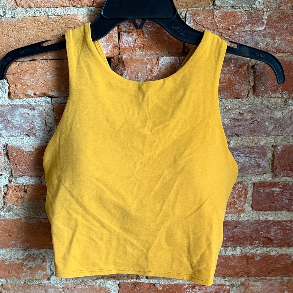 Athleta built in bra crop